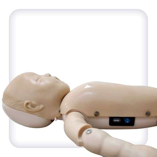 Интерактивный тренажер-манекен ребенка для отработки навыков проведения сердечно легочной реанимации